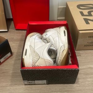 Jordan 3 triple whites. Condition 5/10 size 9.5